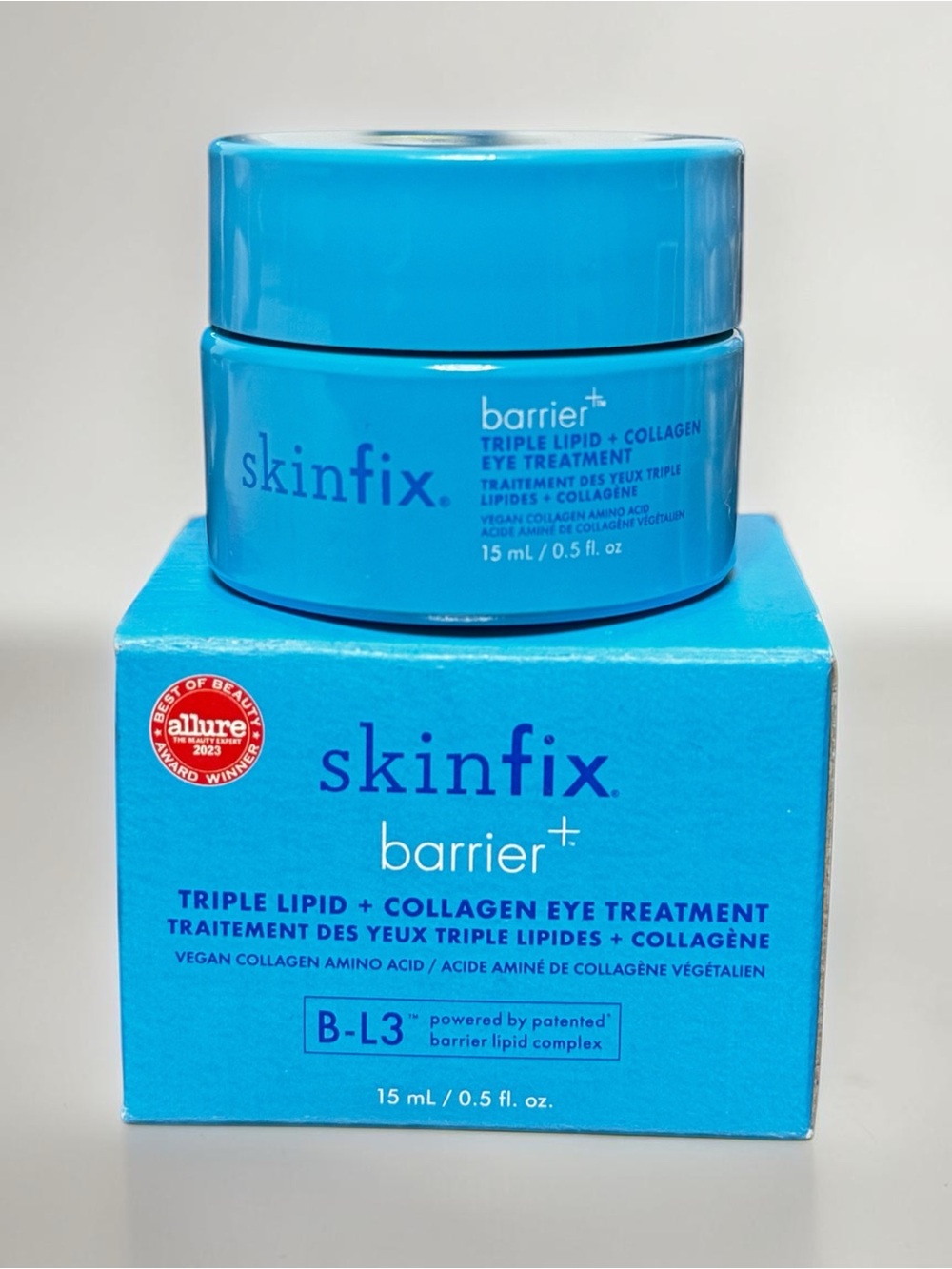 Skinfix Triple Lipid+ Barrier+ Collagen Eye Treatment 0.5oz–Depuff &Brighten NEW